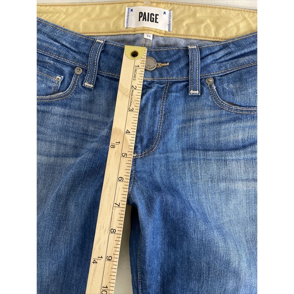Paige Jeans Women's Size 26 (30x29) Skyline Ankle Peg Denim Distressed Grunge - Picture 13 of 16